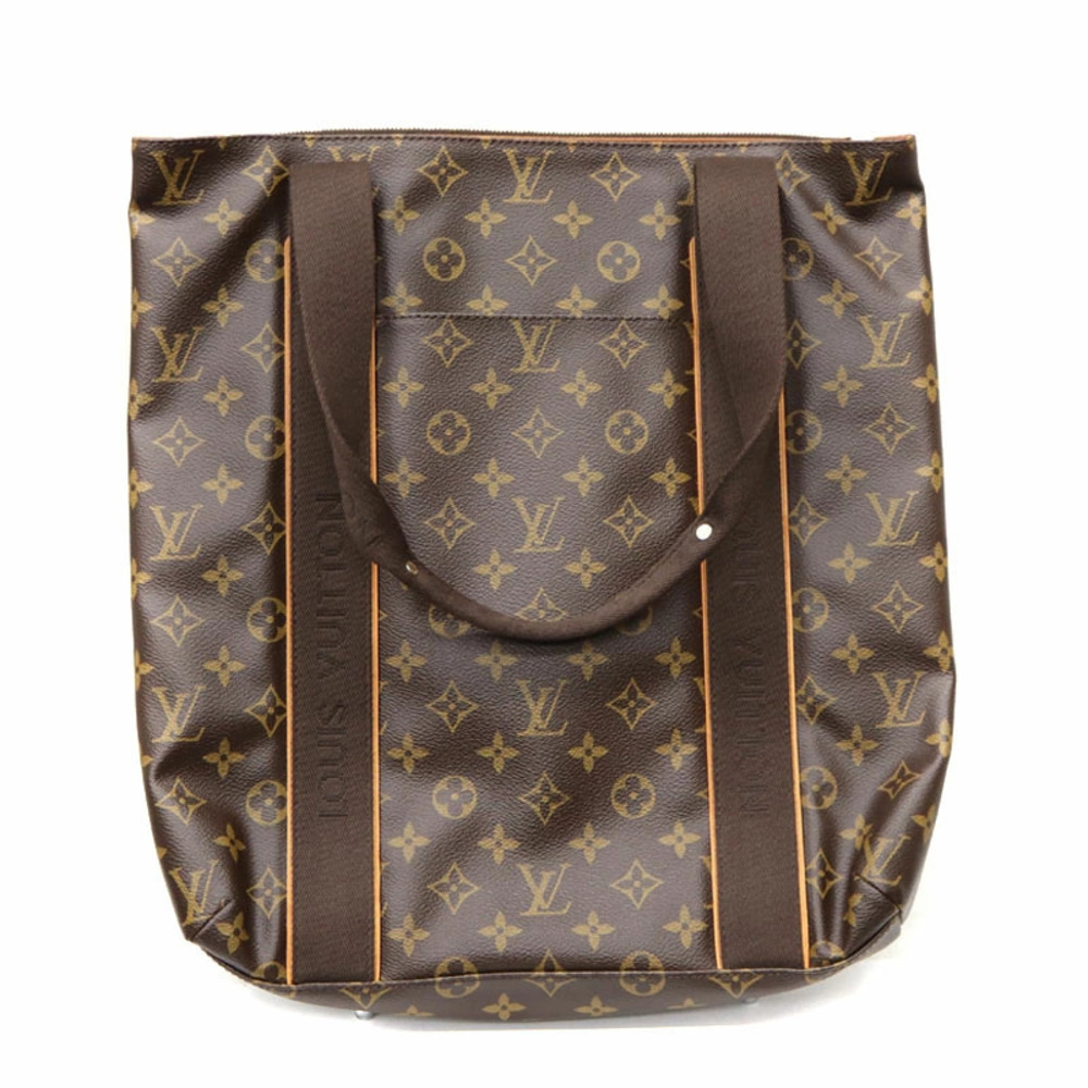 LOUIS VUITTON Cabas Bobour Monogram Canvas Tote Bag Brown LV
